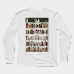 Haunted Library Long Sleeve T-Shirt